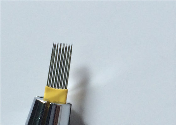 中国 永久的な構造のMicrobladingの眉毛の入れ墨の針振動を差し引いて使い捨て可能な15M サプライヤー