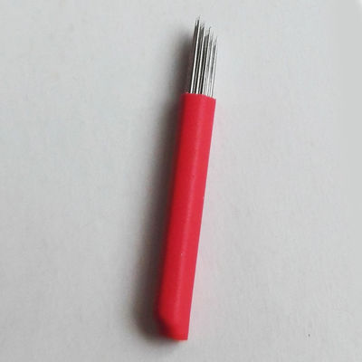 中国 円形17RLは3D Emberioryの手動ペンの唇のための永久的な構造の針の刃をぼやかす サプライヤー