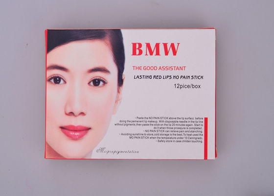 中国 BMWのパーマのための項目麻酔のクリーム色の唇のステッカーは唇の入れ墨を構成する サプライヤー