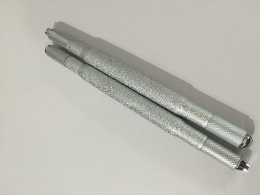 中国 アルミニウム二重頭部5D Microbladingの手動入れ墨のペン、眉毛の入れ墨のペン サプライヤー