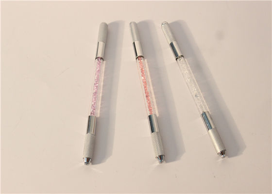 中国 入れ墨の二重頭部が付いている手動入れ墨のペン3dの眉毛の入れ墨のペン サプライヤー