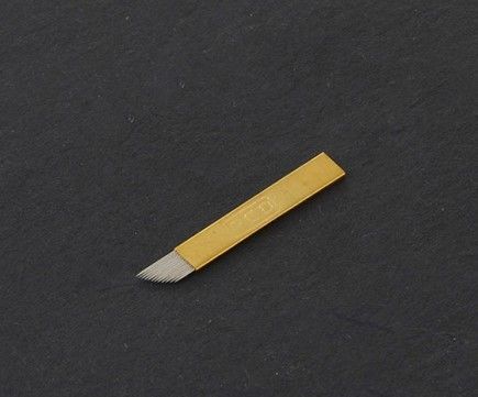 中国 永久的な構造の使い捨て可能な入れ墨の針、Manuelのペンの使用のための自然な針の刃 サプライヤー