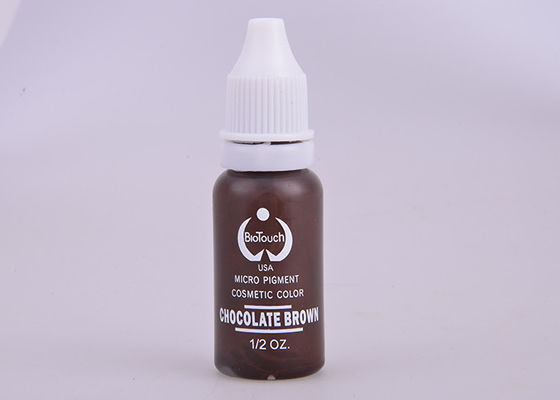 中国 /Lightチョコレート色のブラウンの永遠の入れ墨の額のためのマイクロ顔料の乳剤 サプライヤー