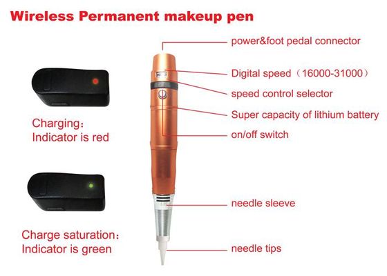 中国 OEMの唇および眉毛の永久的な入れ墨の設計装置の入れ墨のペン サプライヤー