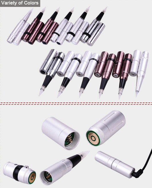 小さいパターン入れ墨、眉毛および唇のための最も新しく再充電可能で永久的な構造のペン 0