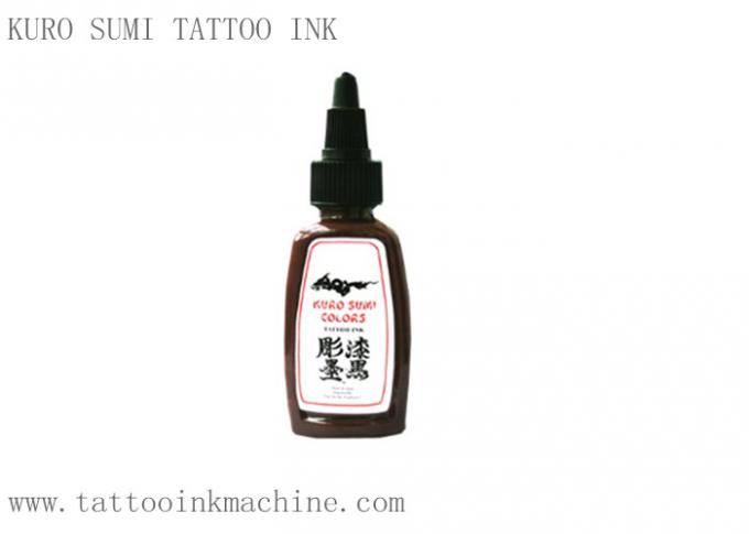ブラウン色の永久的な構造ボディ入れ墨のための永遠の入れ墨インクKuro Sumi 1OZ 0