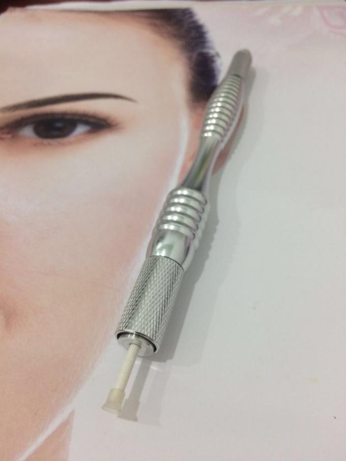 眉毛の入れ墨のためのアルミニウム手動化粧品の入れ墨のペン/Microbladingのペン 2