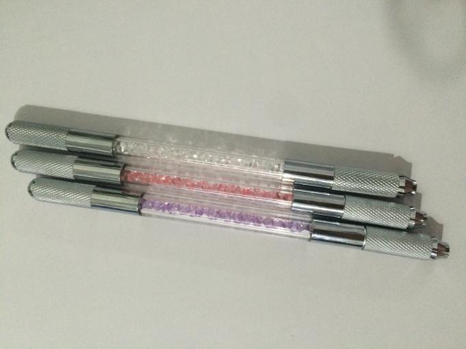永久的な構造のための水晶物質的なDoubelの頭部の眉毛のMicrobladingの入れ墨のペン 1