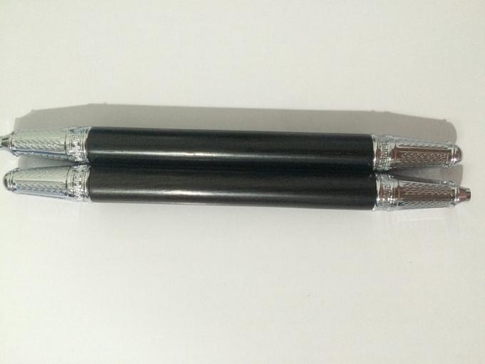 5D眉毛のMicrobladingの木製の二重頭部が付いている手動入れ墨のペン、化粧品の入れ墨のペン 0