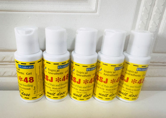 中国 痛みのない麻痺するSSJ48入れ墨の無感覚なクリームを入れ墨しているOEM サプライヤー