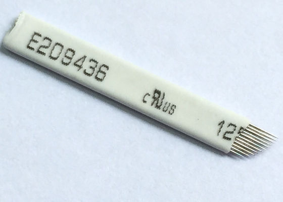 中国 11のピンが付いている殺菌した永久的な構造の手動眉毛の入れ墨の針 サプライヤー