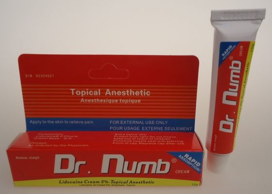 5% PMU Dr. Numb 痛みの緩和 局所的な痛み タトゥー 麻酔クリーム サプライヤー
