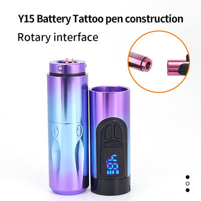 14500mAh 備蓄電池 パワー ワイヤレス タトゥー マシン LCD ディスプレイと交換可能な電池 航空機 アルミ デザイン サプライヤー