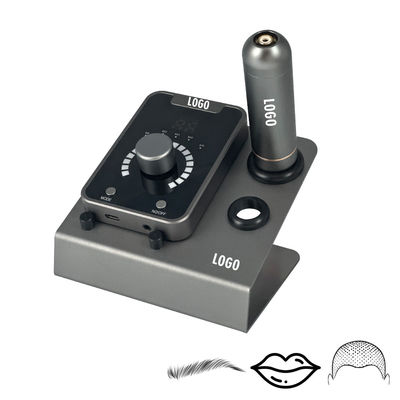 電気銃型 SMP 永久化粧とスイスモータータトゥーマシン付きの頭皮マイクロピグメンテーション装置 ブラックブルー サプライヤー