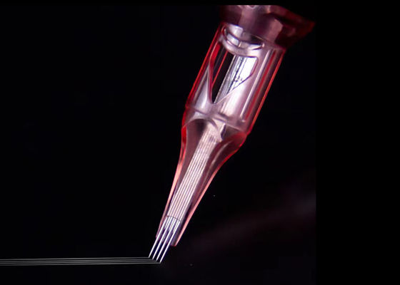 医療用標準ステンレス鋼製、ピンク色のパーマネントメイクニードル サプライヤー