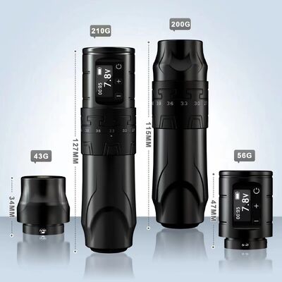 INKONE ブランド ストローク 2.4-4.2mm コールレス モーター タトゥー マシン ワイヤレス タトゥー ペン サプライヤー