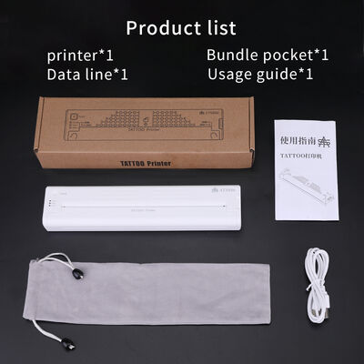12000mAh ミニタトゥーステンシルプリンターサーマルコピー機ワイヤレス転送プリンタータトゥープリンター機 サプライヤー