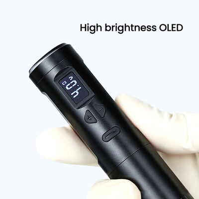 ワイヤレス 皮膚検査 電気 タトゥー 機械 ワイヤレス 永久化粧 機械 アルミ 2 バッテリー ヘッド RCA コンネクタ モデル サプライヤー