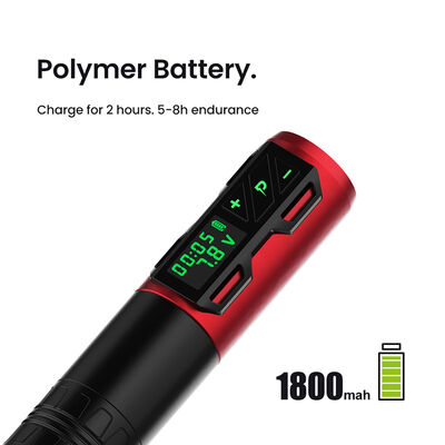 Digital Rotary Battery Coreless Tattoo Gun Tattoo Pen 1800 Mah Wireless Tattoo Machine サプライヤー