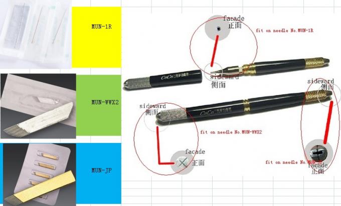 眉毛操作のために適した銅の眉毛の操作解説書の入れ墨のペン 3
