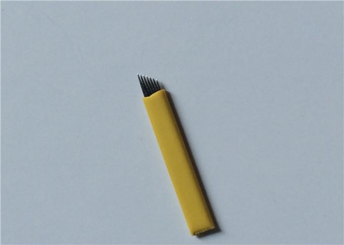 0.25mm永久的な構造のための7本のピン眉毛3D Microbladingの針のステンレス鋼 0