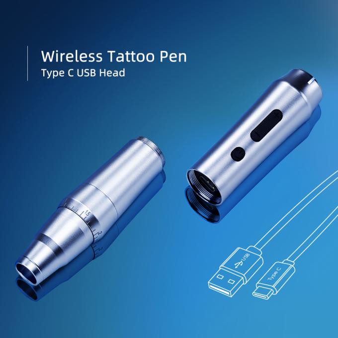 ワイヤレス皮膚検査機 SPMU ワイヤレス眉毛 永久化粧 ユニバーサルカートリッジ マイクロブレディング マシン タトゥーペン 1