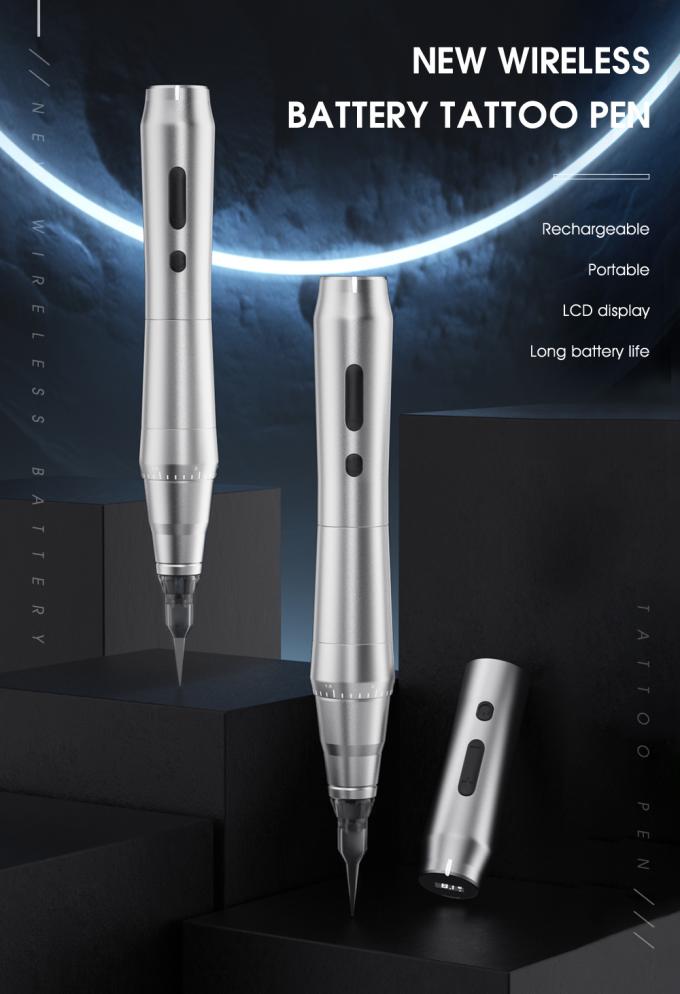 ワイヤレス皮膚検査機 SPMU ワイヤレス眉毛 永久化粧 ユニバーサルカートリッジ マイクロブレディング マシン タトゥーペン 6