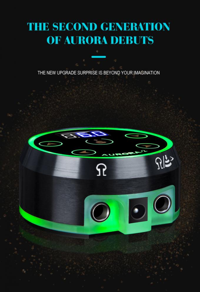 デジタル液晶ディスプレイタッチスクリーン ミニオーロラII タトゥー電源 388g タトゥーマシン用のパッケージ重量 2