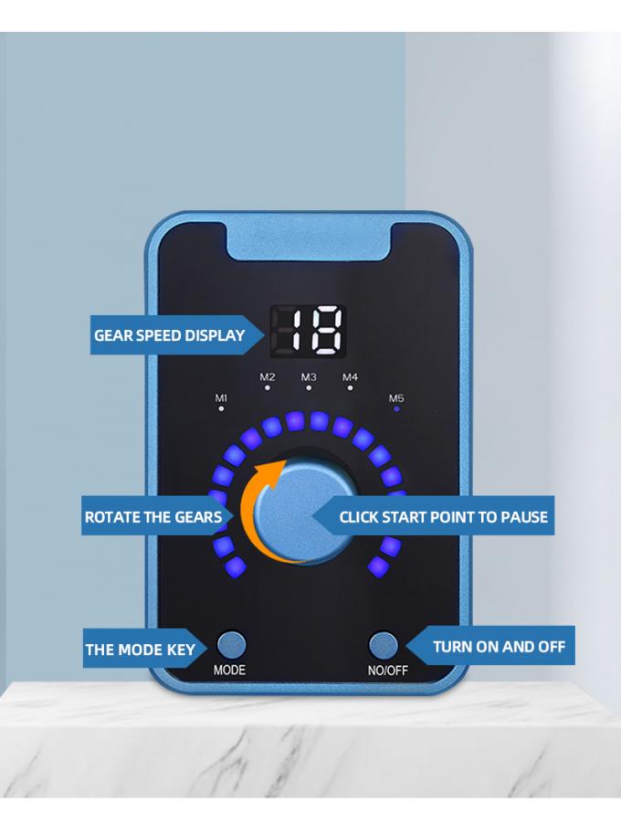 電気銃型 SMP 永久化粧とスイスモータータトゥーマシン付きの頭皮マイクロピグメンテーション装置 ブラックブルー 6