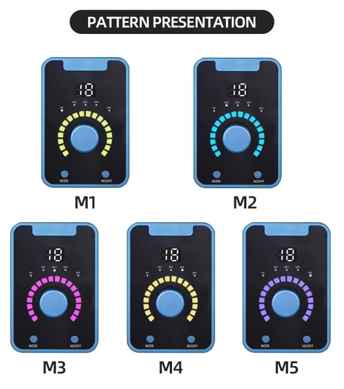 電気銃型 SMP 永久化粧とスイスモータータトゥーマシン付きの頭皮マイクロピグメンテーション装置 ブラックブルー 7