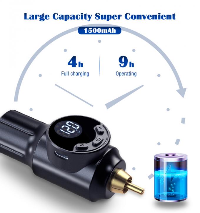 67g ワイヤレス タトゥー電源 プロのアーティストのための優れたパフォーマンス 0