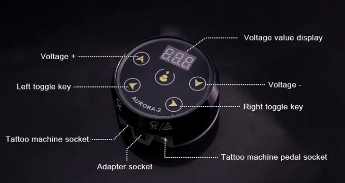 Wholesale New Upgrade Digital LCD Display Touch Screen Mini Aurora 2 Tattoo Power Supply Fit All Tattoo Machine 16